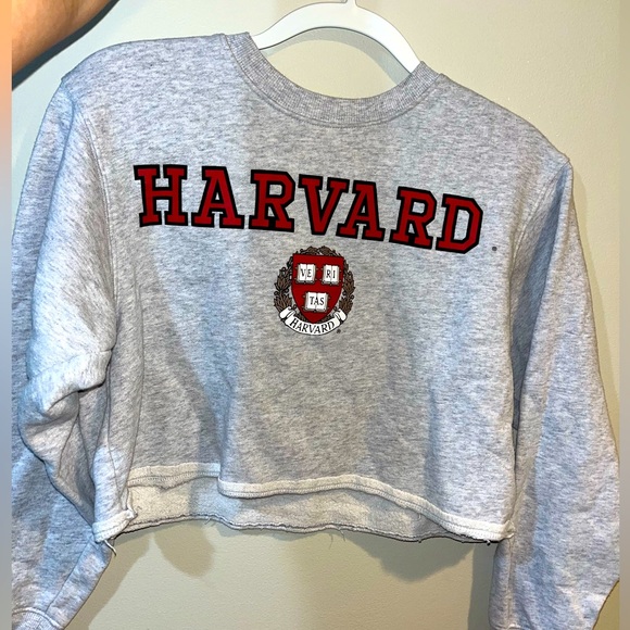 Forever 21 Harvard Cropped Crew - Picture 1 of 1